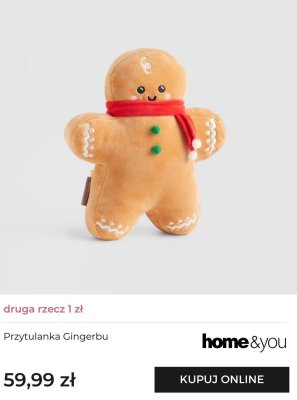 Przytulanka Gingerbu promocja w home&you