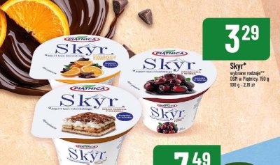 Jogurt Skyr różne smaki OSM Piątnica promocja w POLOmarket