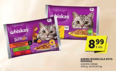 Karma mokra dla kota Whiskas Tasty Mix wybrane rodzaje promocja w ABC