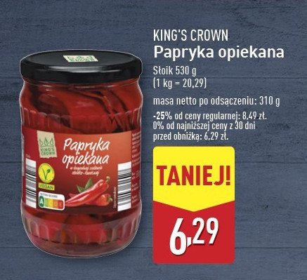 Papryka opiekana King's crown (aldi) promocja w Aldi