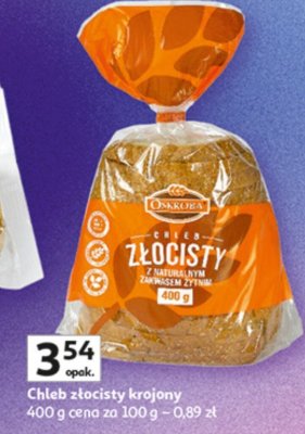 Chleb złocisty krojony promocja w Auchan