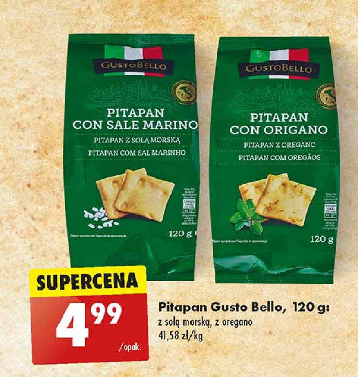 Pita z oregano Gustobello promocja