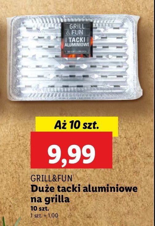 Tacki do grilla Grill and fun promocja w Lidl