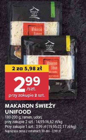 Makaron ramen House of asia promocja w Stokrotka