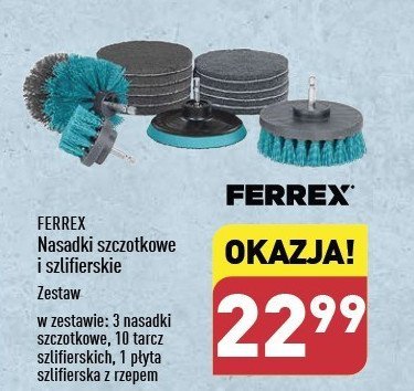Nasadki szczotkowe i szlifierskie Ferrex promocja