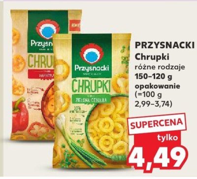 Chrupki różne rodzaje promocja w Kaufland