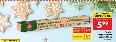 Papier do pieczenia Zosia, 20 m promocja w Biedronka