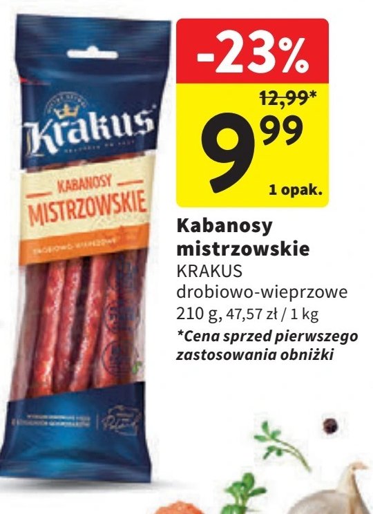 Kabanosy mistrzowskie Krakus animex promocja