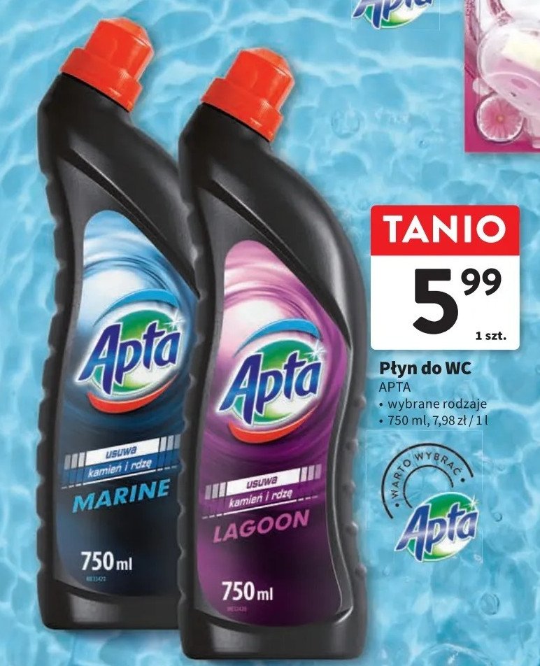 Żel do wc marine Apta promocja