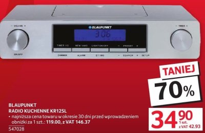 Radio kuchenne KH125L BLAUPUNKT promocja w Selgros