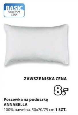 Poszewka na poduszkę ANNABELLA bawełna promocja w Jysk