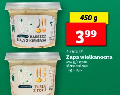 Żurek z tofu Z natury promocja