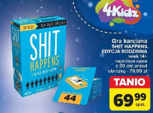 Gra shit happens Goliath promocja w Carrefour