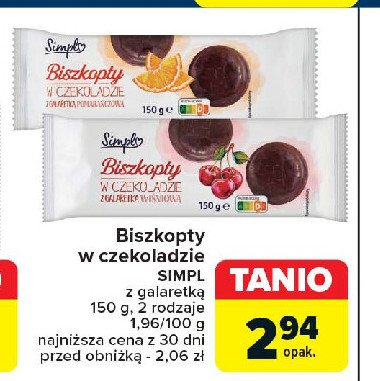 Delicje z galaretką pomarańczową Simply promocja