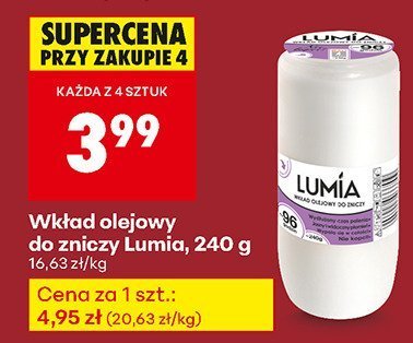 Wkład olejowy do zniczy promocja w Biedronka