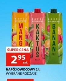 Napój banan Auchan różnorodne (logo czerwone) promocja