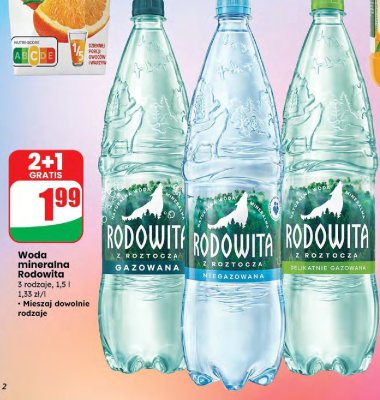 Woda mineralna niegazowana promocja w Dino