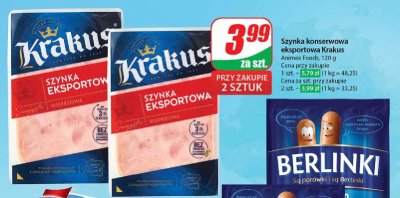 Szynka eksportowa Krakus animex promocja