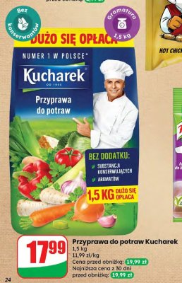 Przyprawa do potraw Kucharek promocja w Dino