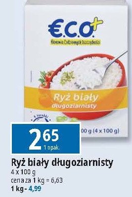 Ryż biały Eco+ promocja