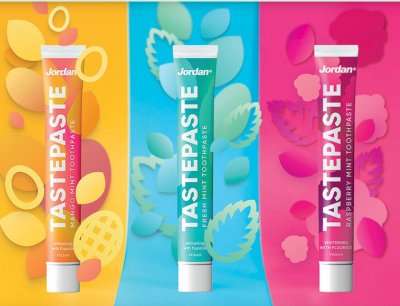 Pasta do zębów Jordan Taste Raspberry Mint promocja w Hebe