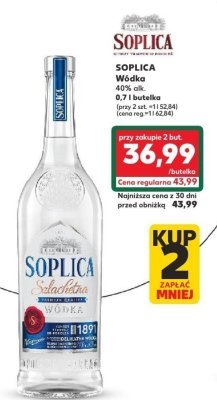 Wódka 40% alk. 0,7l  promocja w Kaufland