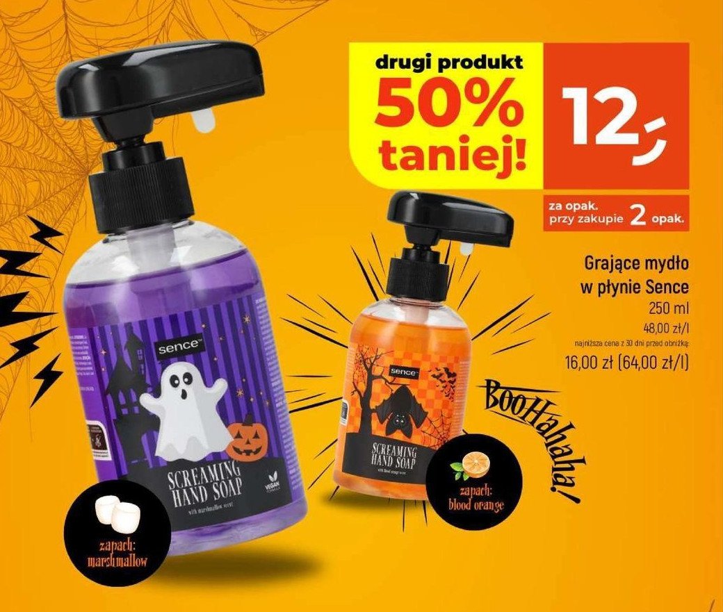 Mydło halloween marshmallow promocja w Dealz