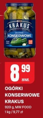 Ogórki konserwowe Krakus promocja w Chorten