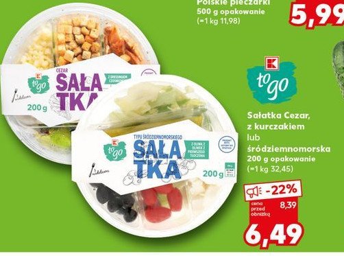 Sa艂atka typu 艣r贸dziemnomorskiego K-classic togo promocja