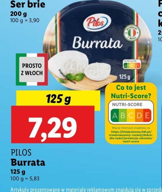 Ser burrata Pilos promocja