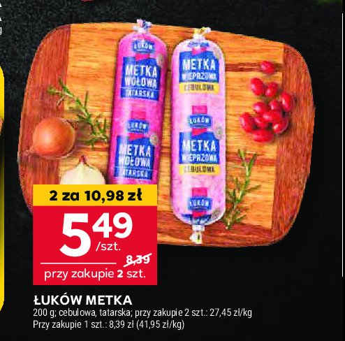 Meta wieprzowa cebulowa Łuków promocja w Stokrotka