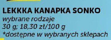 Lekkka kanapka Sonko promocja w Euro Sklep