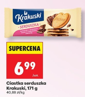 Ciastka serduszka promocja w Biedronka