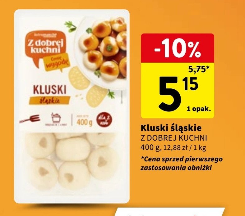 Kluski śląśkie Z dobrej kuchni promocja