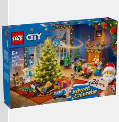 Kalendarz adwentowy LEGO City, 186 elementów, 5+, 60475 promocja w Rossmann