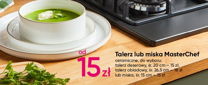 Talerz deserowy 20 cm Masterchef promocja w Pepco