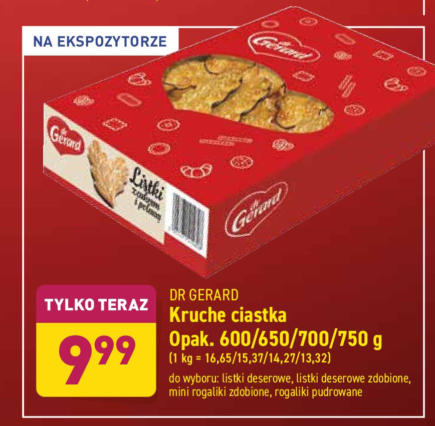 Listki kakaowe zdobione Dr gerard promocja