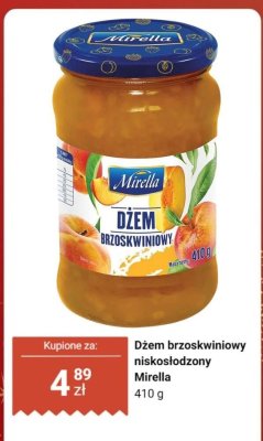 Dżem brzoskwiniowy niskosłodzony  promocja w Dino