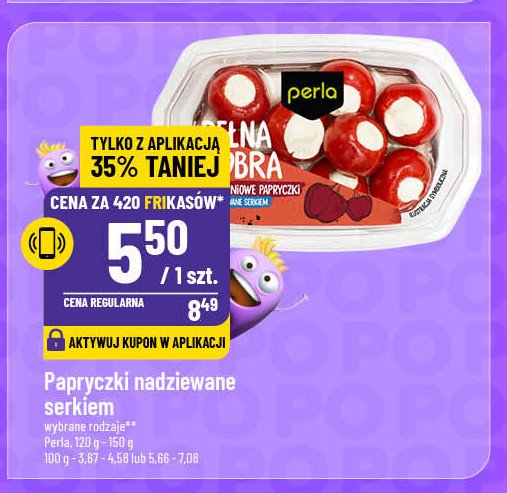 Papryczki nadziewane serkiem Perla promocja