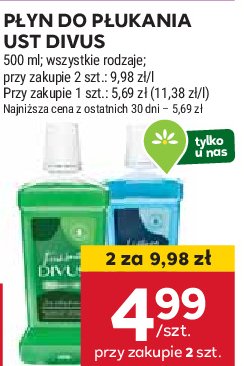 Płyn do płukania jamy ustnej white DIVUS promocja