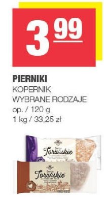 Pierniki KOPERNIK, wybrane rodzaje promocja w SPAR