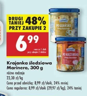 Filety śledziowe po gdańsku Marinero promocja