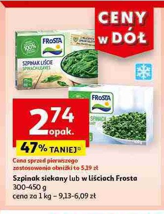 Szpinak Frosta promocja