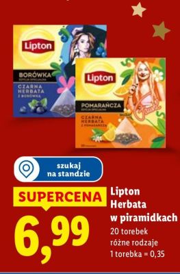 Herbata w piramidkach promocja w Lidl