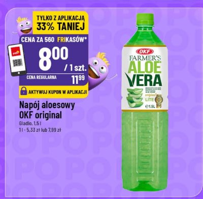 Napój aloesowy OKF original promocja w POLOmarket