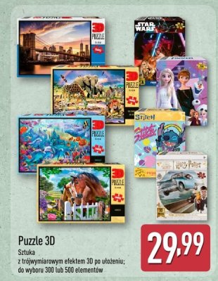Puzzle 3D promocja w Aldi