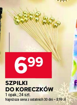 Szpilki do koreczków z kryształkami promocja w Stokrotka