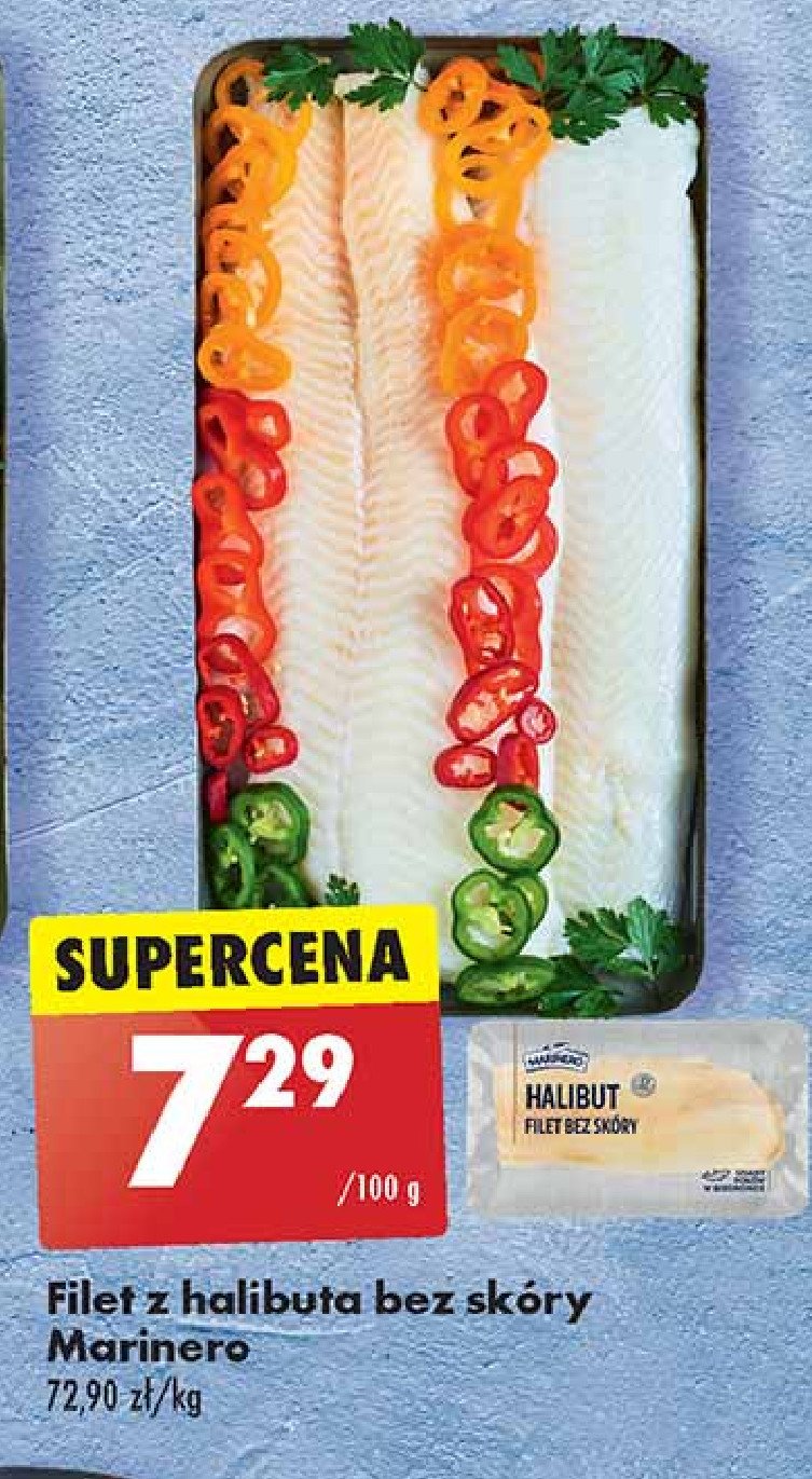 Halibut filet bez skóry Marinero promocja