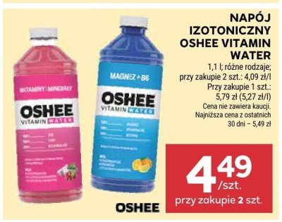 Napój izotoniczny Vitamin Water promocja w Stokrotka