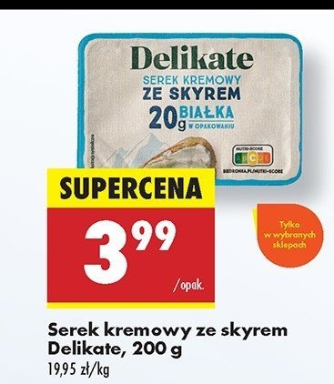 Serek kremowy ze skyrem Delikate promocja